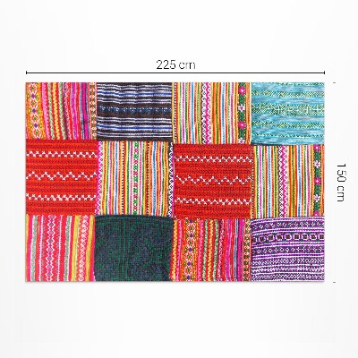 Turecký patchwork vzorované sploty