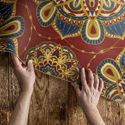 Bohatě zdobená mandala orientální vzor