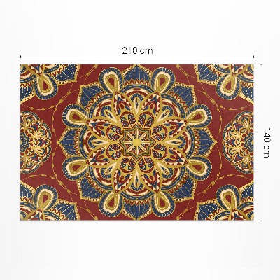 Bohatě zdobená mandala orientální vzor