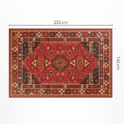Vinylový koberec Antický styl rostlinné motivy vintage