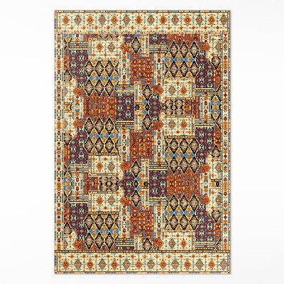 Geometrický patchwork boho vintage