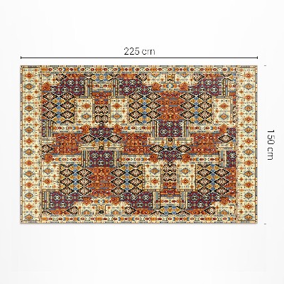 Geometrický patchwork boho vintage