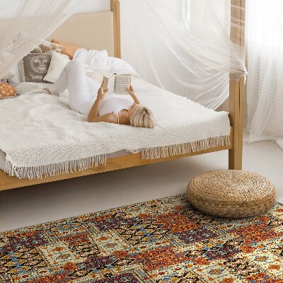 Geometrický patchwork boho vintage