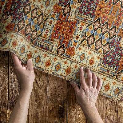 Geometrický patchwork boho vintage
