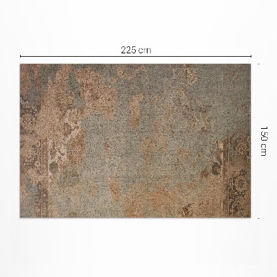 Vinylový koberec Odřený patchworkový vzor vintage