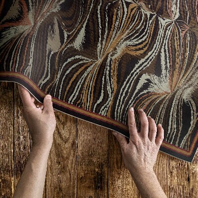 Vinylový koberec Abstraktní formy imitace tkaniny vintage