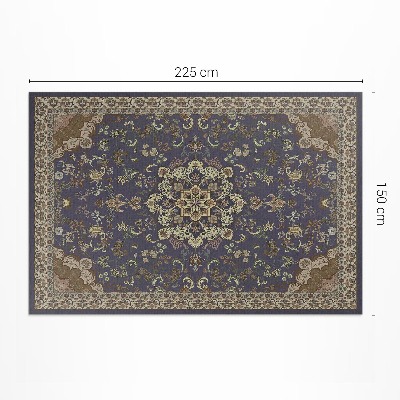 Vinylový koberec Vintage květinový ornamentální vzor