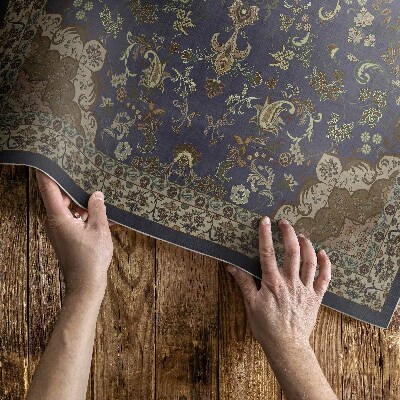Vinylový koberec Vintage květinový ornamentální vzor