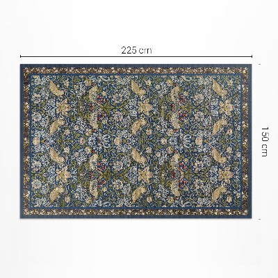 Vinylový koberec Zloděj jahod William Morris