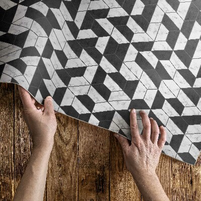Vinylový koberec Módní kamenná mozaika s mramorem