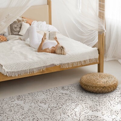 Vinylový koberec Minimalistické listy boho monstera
