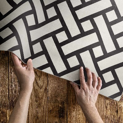 Vinylový koberec Jednoduchý pletenec ilustrace proutí