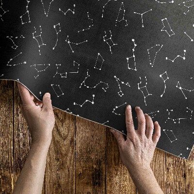 Vinylový koberec Souhvězdí horoskop znamení zvěrokruhu vesmír