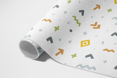Vinylový koberec Pastelové ikony a tvary boho styl
