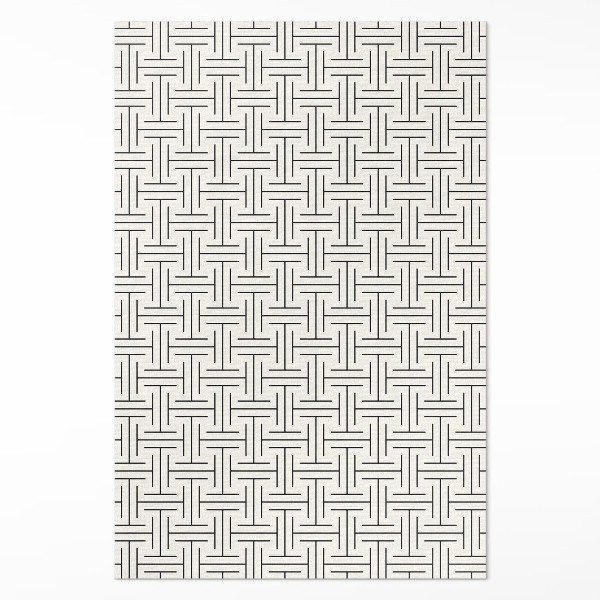 Vinylový koberec Pravidelné linie minimalistické bludiště