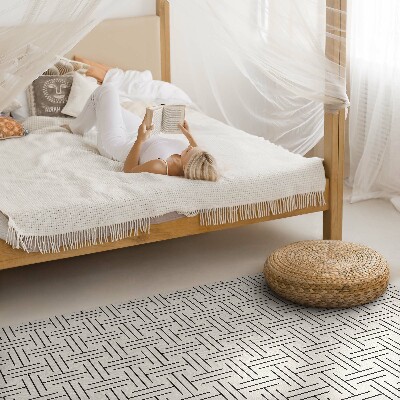 Vinylový koberec Pravidelné linie minimalistické bludiště