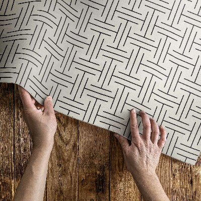 Vinylový koberec Pravidelné linie minimalistické bludiště