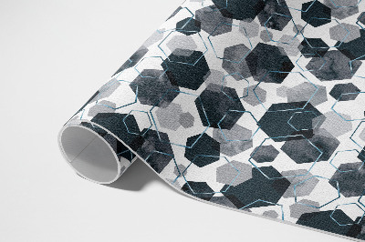 Akvarelové a lineární hexagony