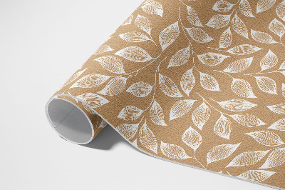 Vinylový koberec Boho lineární větvičky s listy