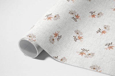 Drobné kvítky na tkanině boho