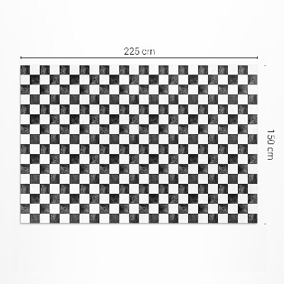Kamenná šachovnice monochromatická
