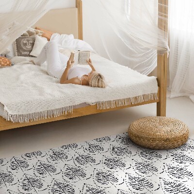 Vinylový koberec Boho listy pravidelný vzor