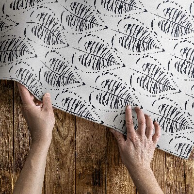 Vinylový koberec Boho listy pravidelný vzor