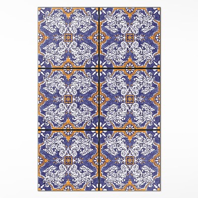 Stylové dlaždice s rostlinnými ornamenty