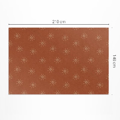 Vzor slunce styl boho vintage