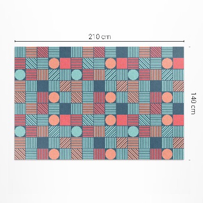 Retro vintage geometrický vzor