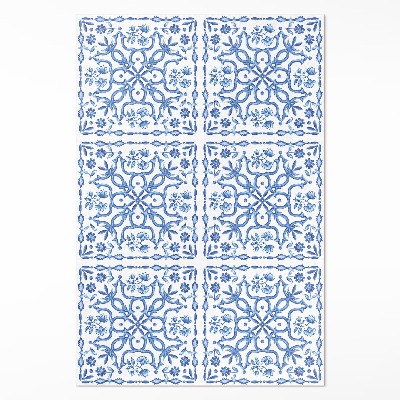 Dekorativní dlaždice rostlinný ornament