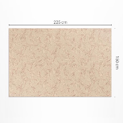 Vinylový koberec Lineární podzimní listy boho styl