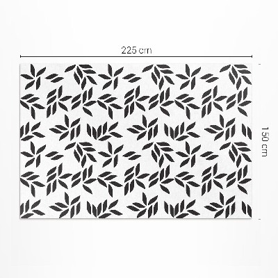 Vinylový koberec Minimalistický vzor lístků