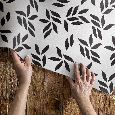 Vinylový koberec Minimalistický vzor lístků