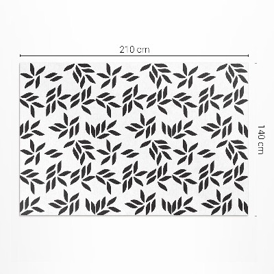 Vinylový koberec Minimalistický vzor lístků