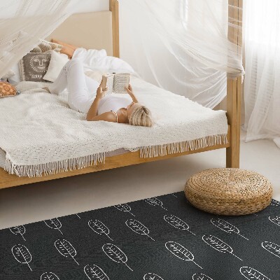 Vinylový koberec Minimalistické listy boho
