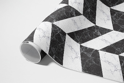 Vinylový koberec Monochromatická kamenná rybí kost mramor