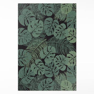 Ilustrace tropických rostlin monstera