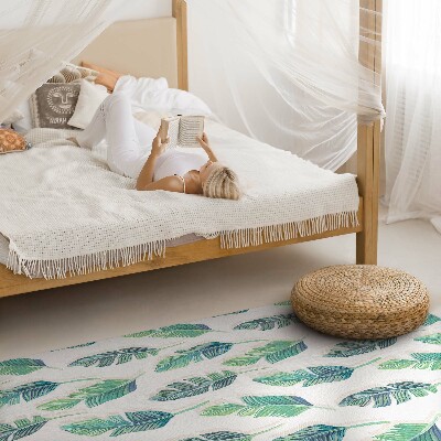 Vinylový koberec Boho peří v jemném stylu