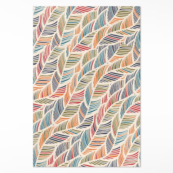 Barevné abstraktní listy boho