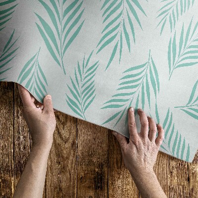Vinylový koberec Palmové větvičky tropické listy