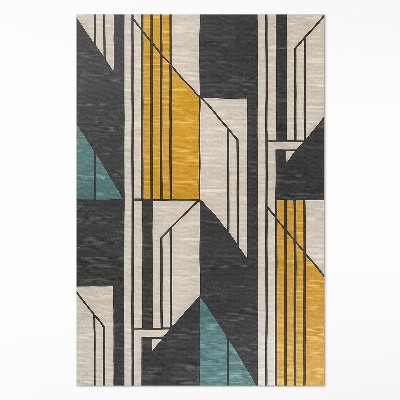 Geometrická abstrakce ve vintage stylu