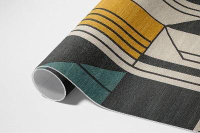 Geometrická abstrakce ve vintage stylu