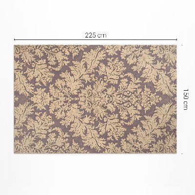 Vinylový koberec Bohatý rostlinný ornament elegantní vintage