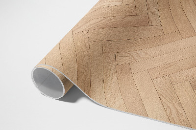 Vinylový koberec Elegantní rybí kost světlá dřevěná podlaha