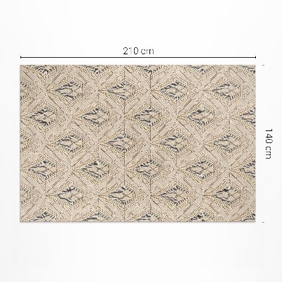 Vinylový koberec Geometrický vintage vzor