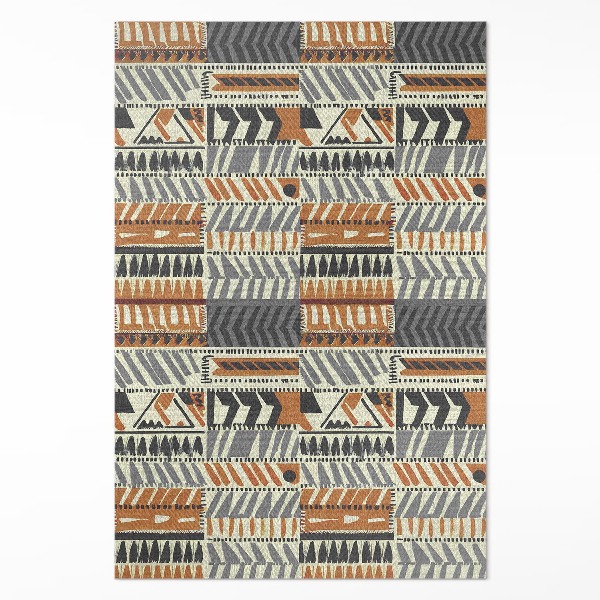 Boho lineární abstrakce indiánský styl