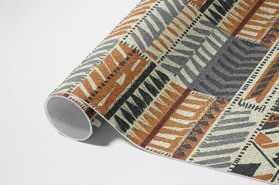 Vinylový koberec Boho lineární abstrakce indiánský styl