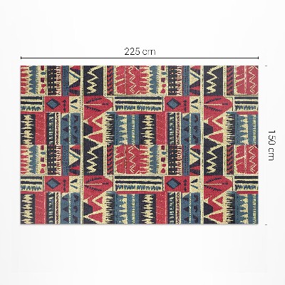 Indiánský vzor abstraktní boho