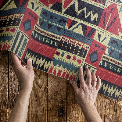 Indiánský vzor abstraktní boho
